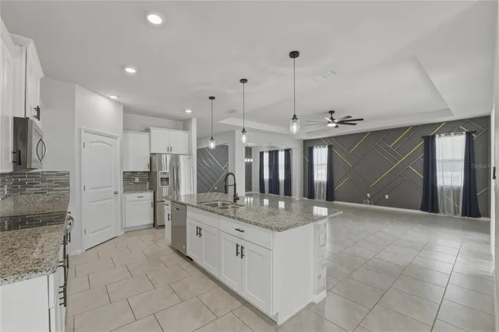 Kitchen to Living Room View