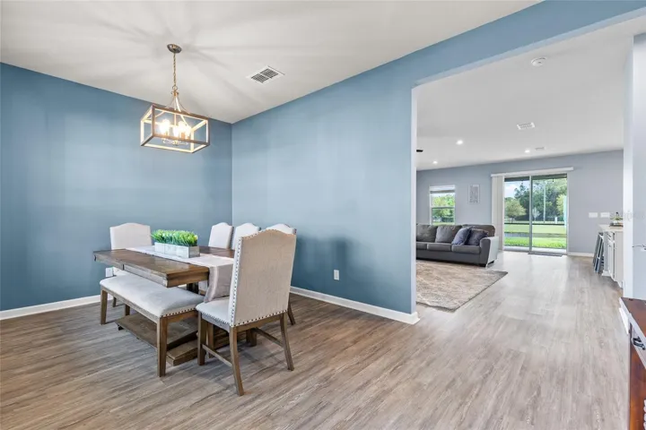 Dinning room at front of house