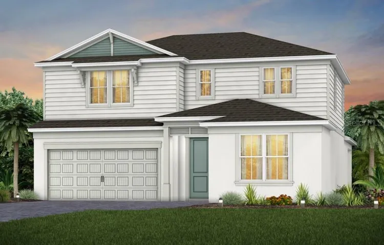 Exterior Design. Artistic rendering for this new construction home. Pictures are for illustrative purposes only. Elevations, colors and options may vary.