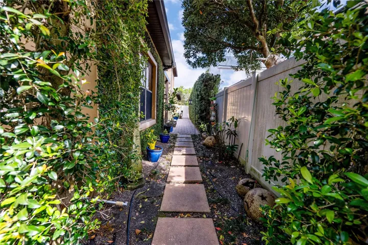 Walkway to Backyard