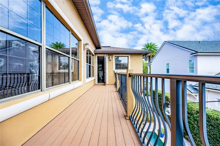 Upper Level Pool Balcony