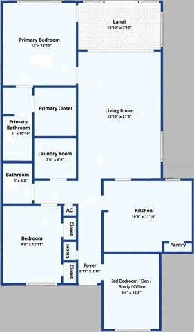 *Room size depictions are approximate