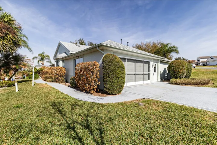 Front and side garage