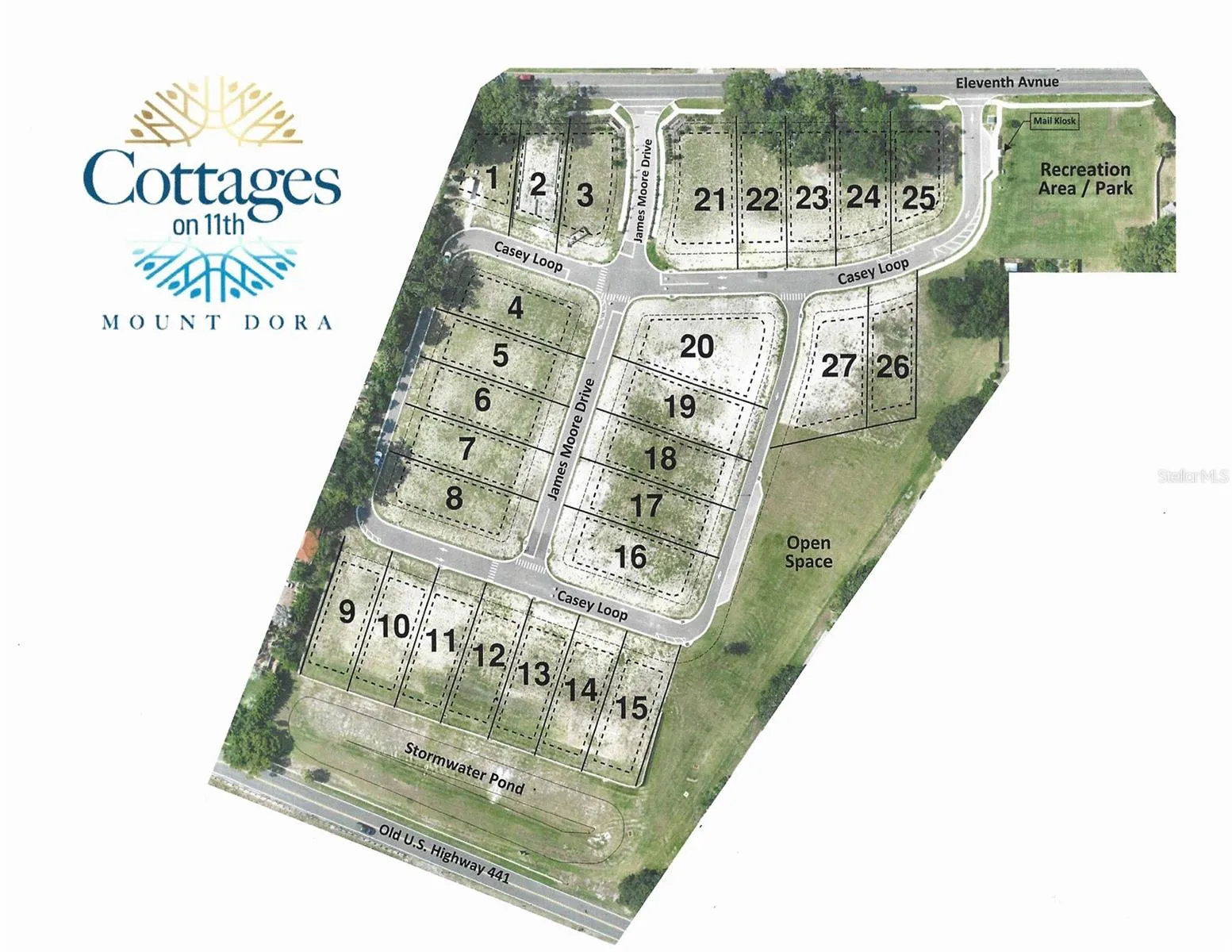Aerial site plan