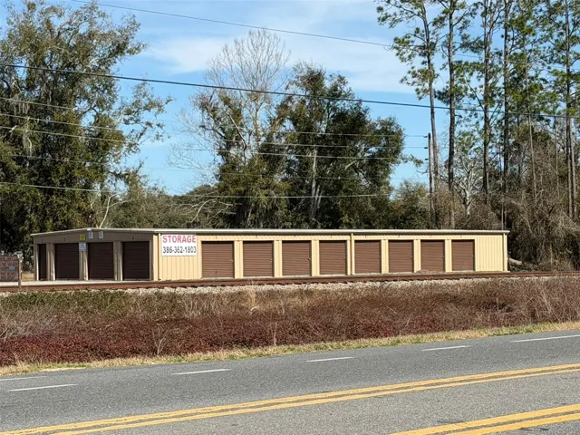 Storage buildings:  28 units Road view
