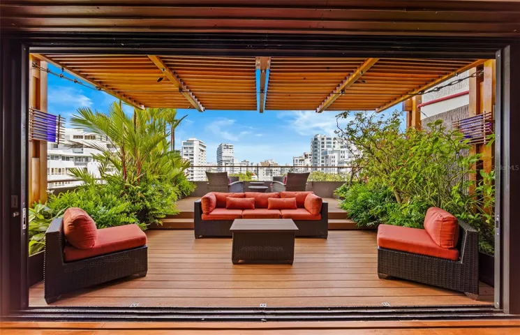 Frontal terrace