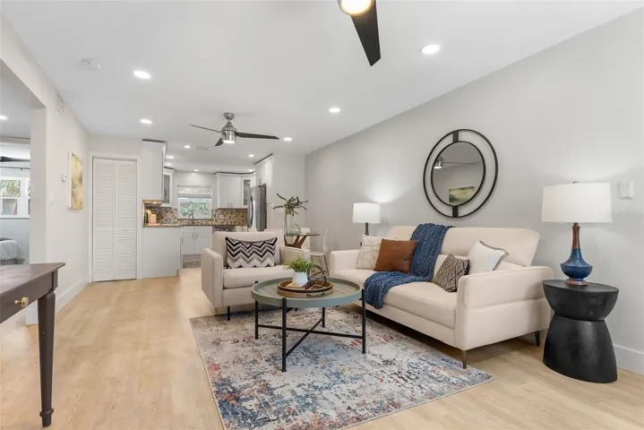 Large flexible living space can be set up to meet your needs