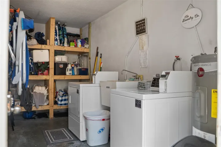 Laundry and storage cubbies