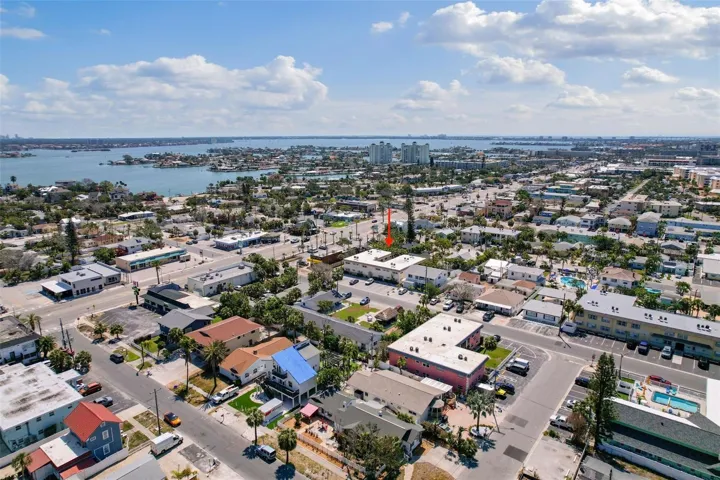 View of the intracoastal waterway across Gulf Blvd