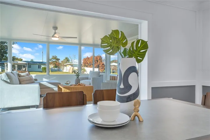 Water View from Dining Room