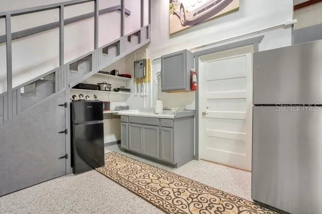 kitchenette area