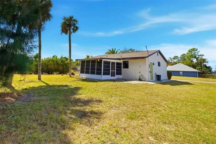 Rear of home