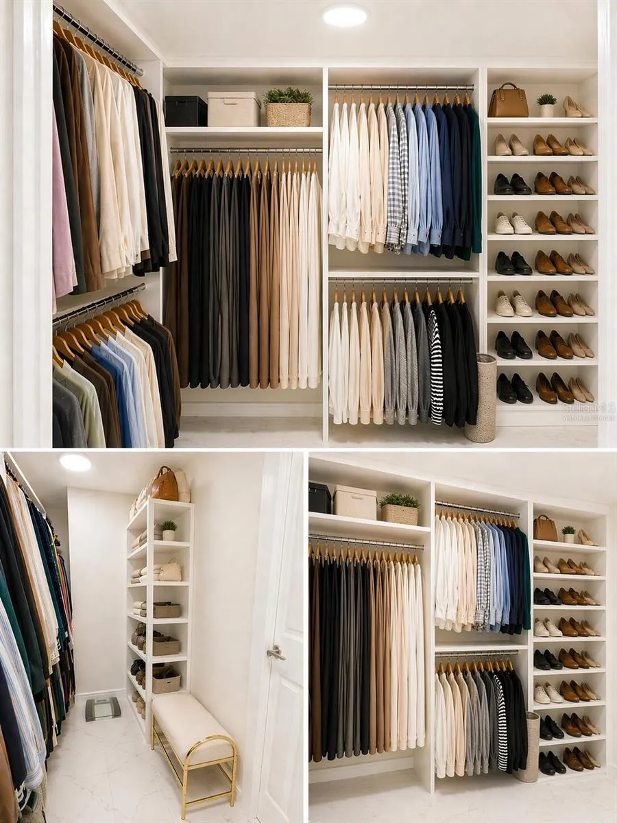 CLOSET VIRTUALLY STAGED