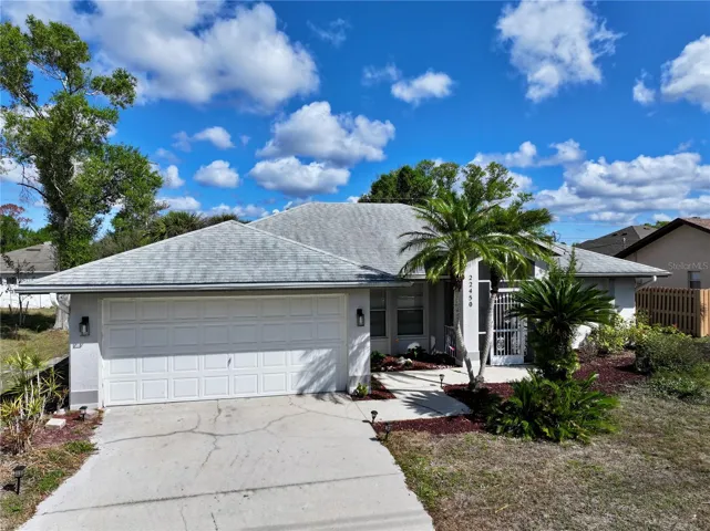 front from driveway
