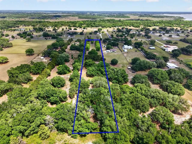Spring aerial view