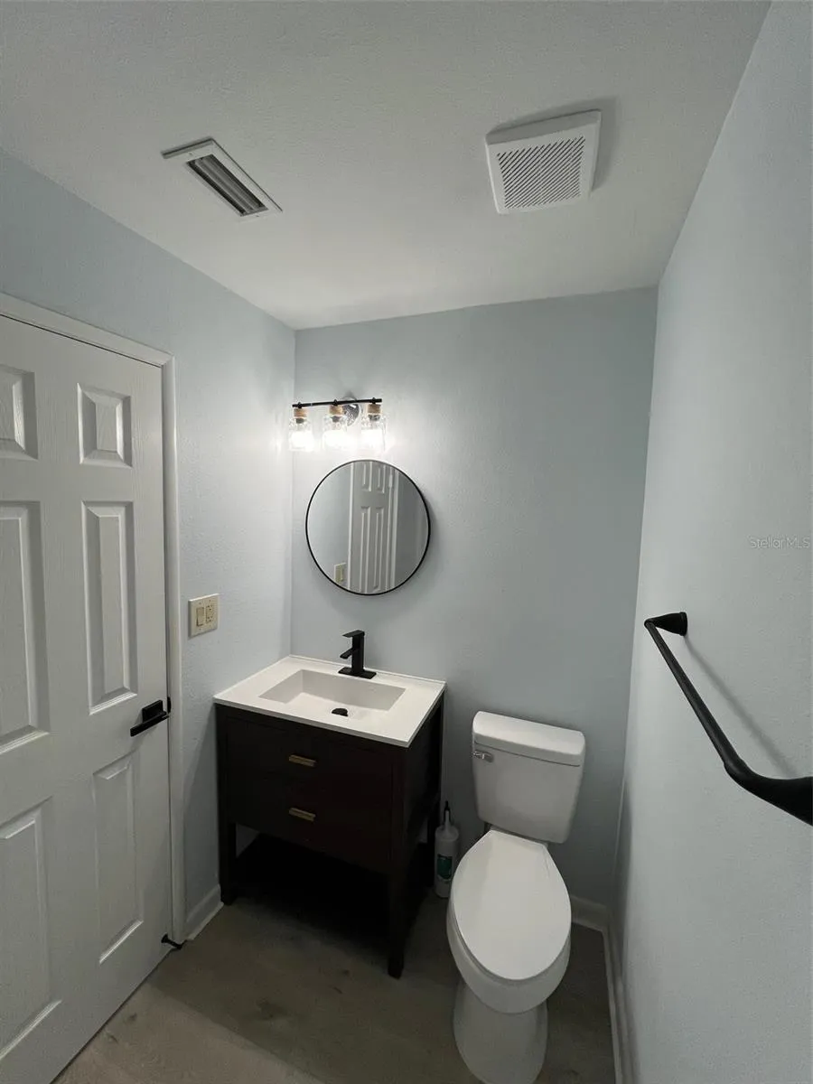 Hallway bathroom