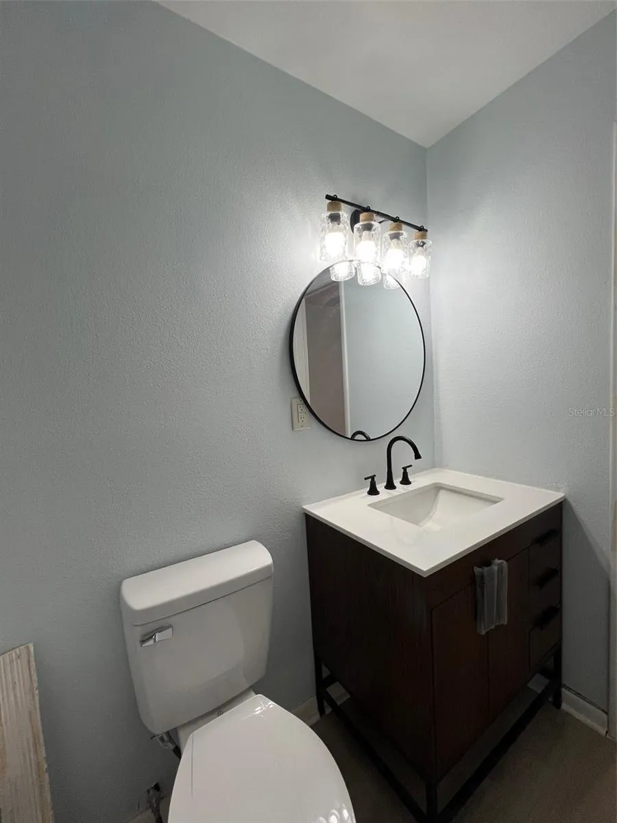 Hallway bathroom