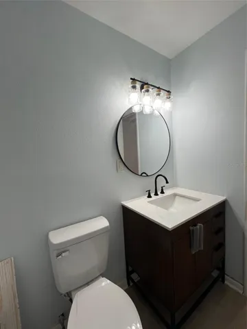 Hallway bathroom