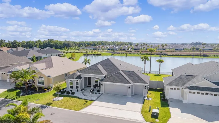 Front of home with Water View