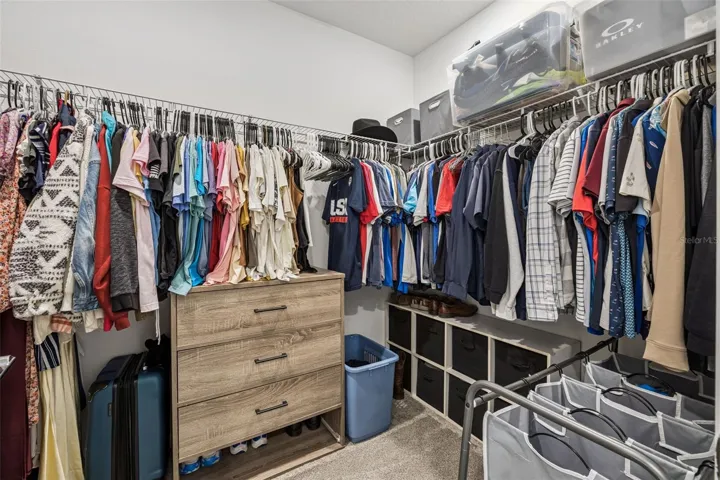 Primary closet