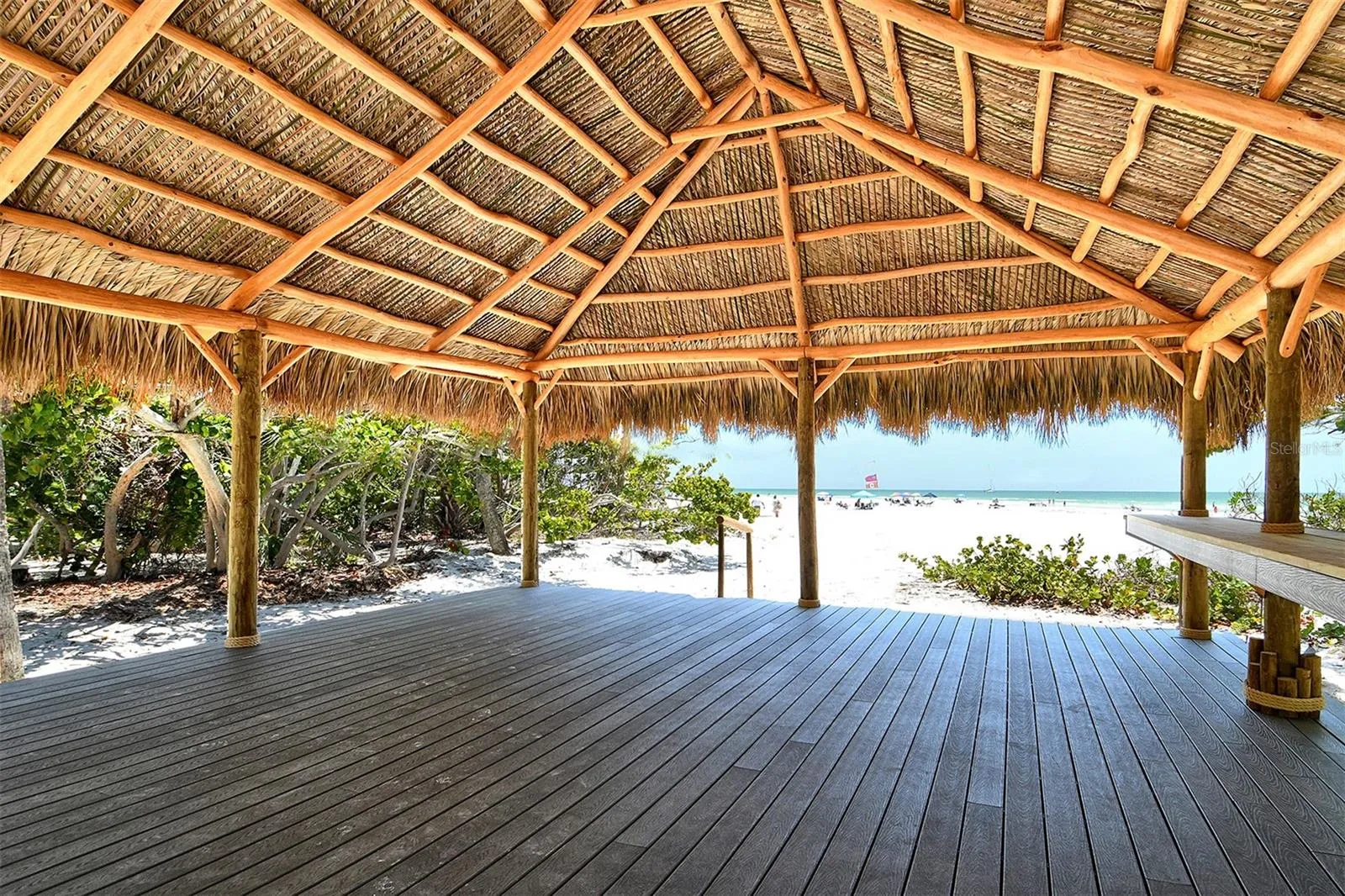Interior view of the new Tiki Hut.