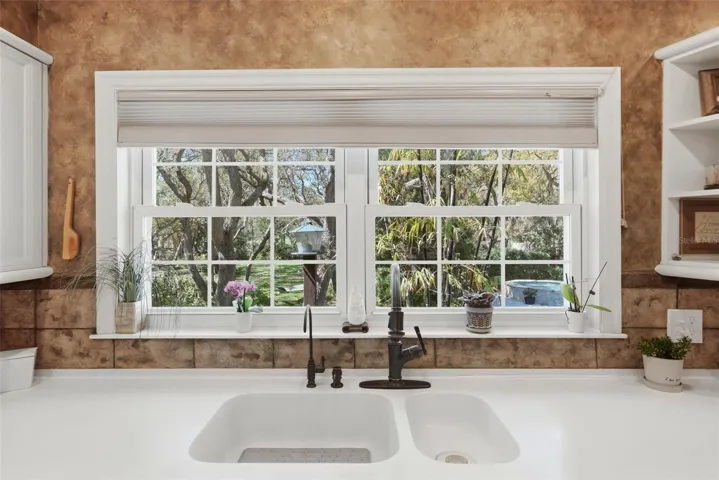 Kitchen view of the expansive property