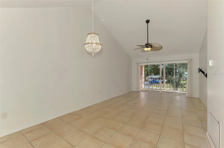 Dining Living combo with beautiful garden view