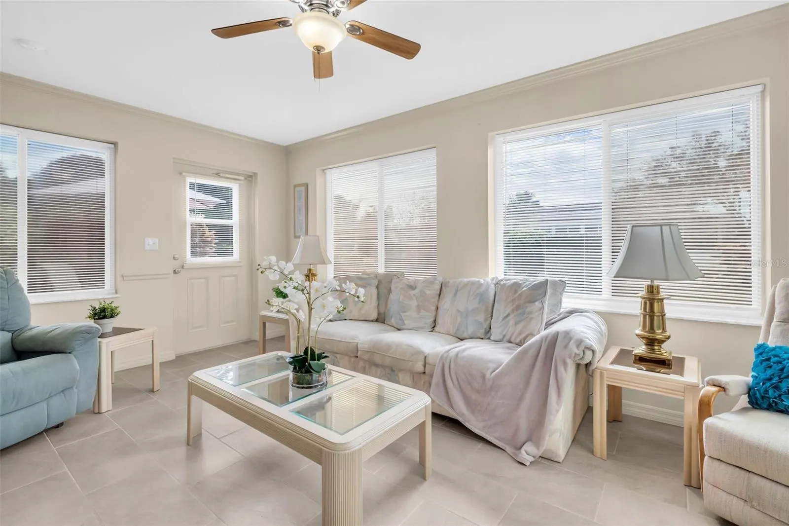 Large updated windows allow abundant lighting to flood the space~
