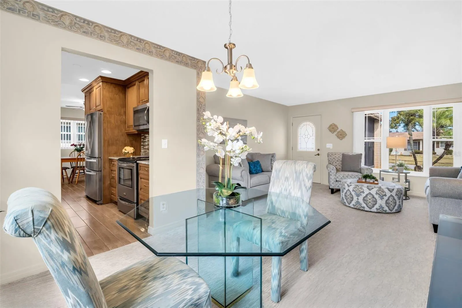 Main living perfectly tucked between the kitchen &amp; bedrooms~