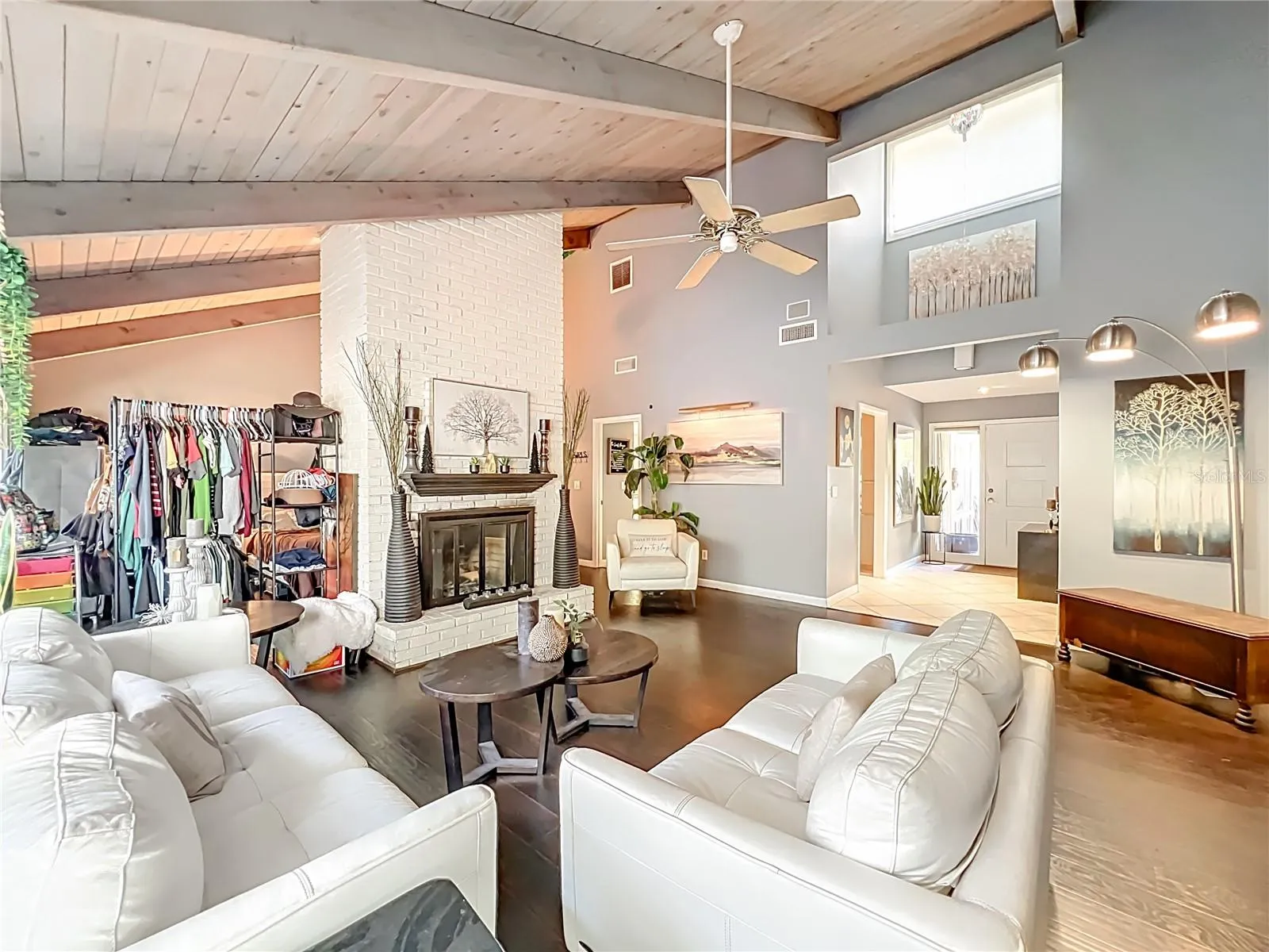 Formal Living room with glimpse of Formal Dining Room