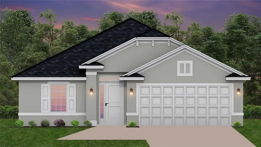 Rendering of home for illustrative purposes only.  Colors and features will vary!