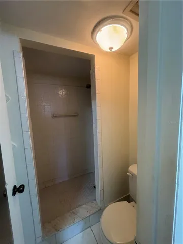 En suite bathroom and shower.