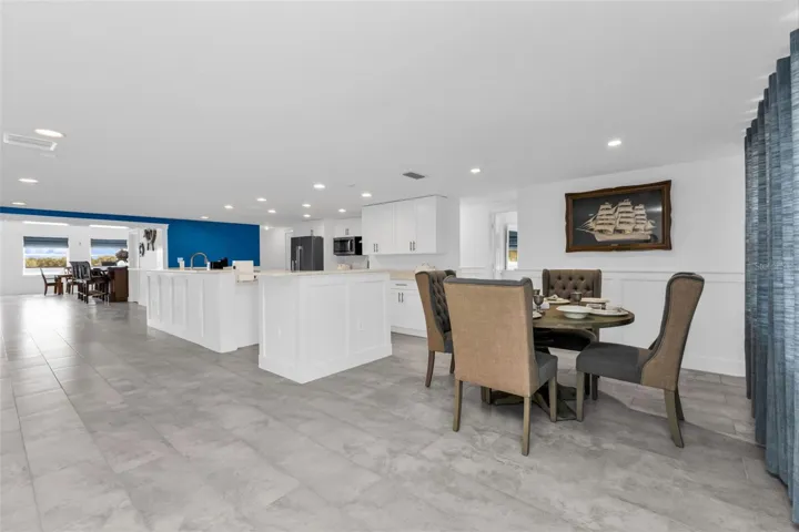 breakfast room and kitchen
