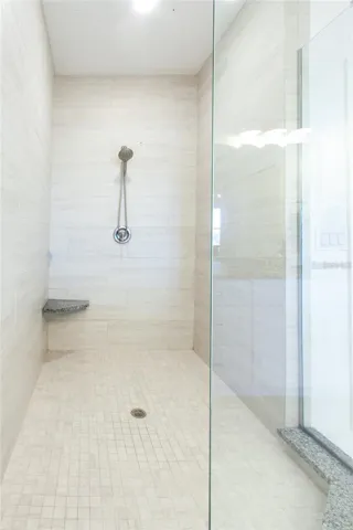 Walk in shower