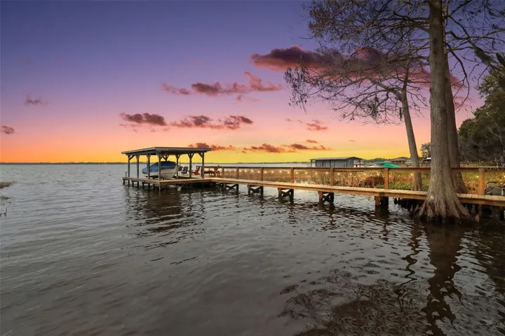 Sunset at the dock