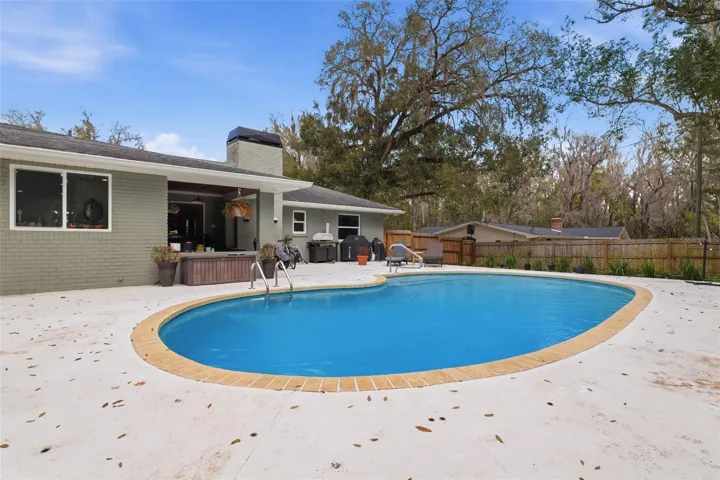 Rear Exterior- Pool