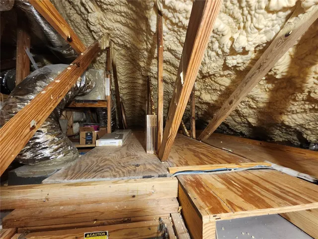 Blow in Insulation/Attic View
