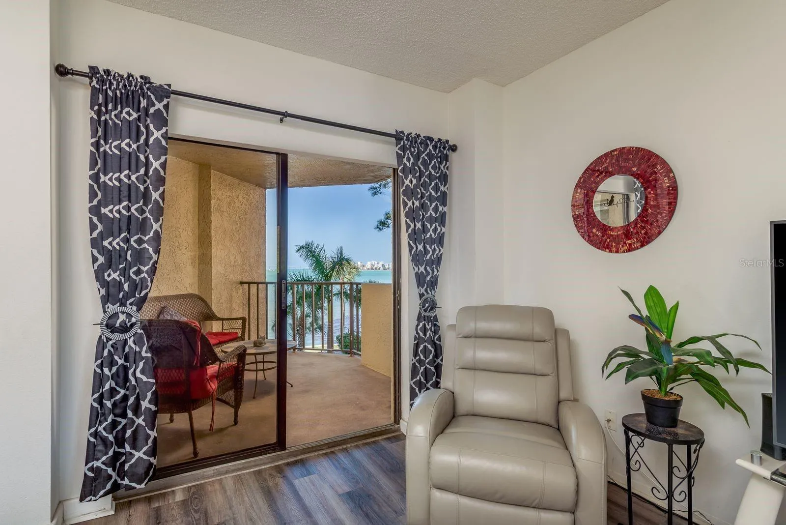 1st floor living room, sliding glass doors to patio