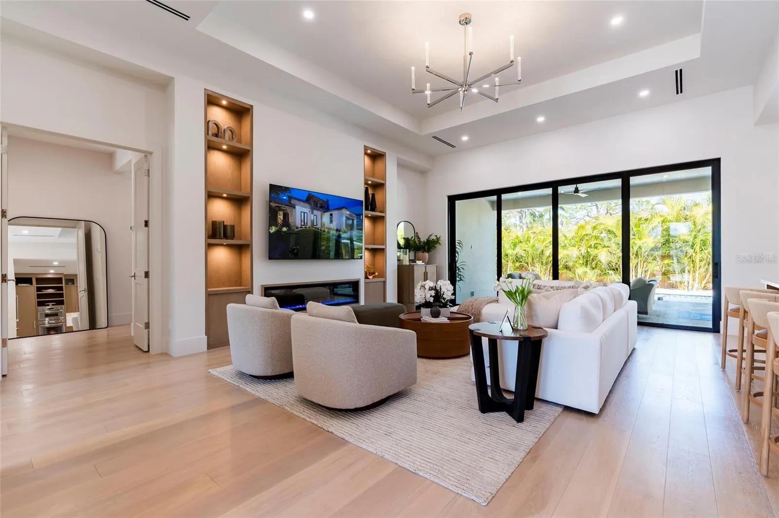 Great Room and Media Wall