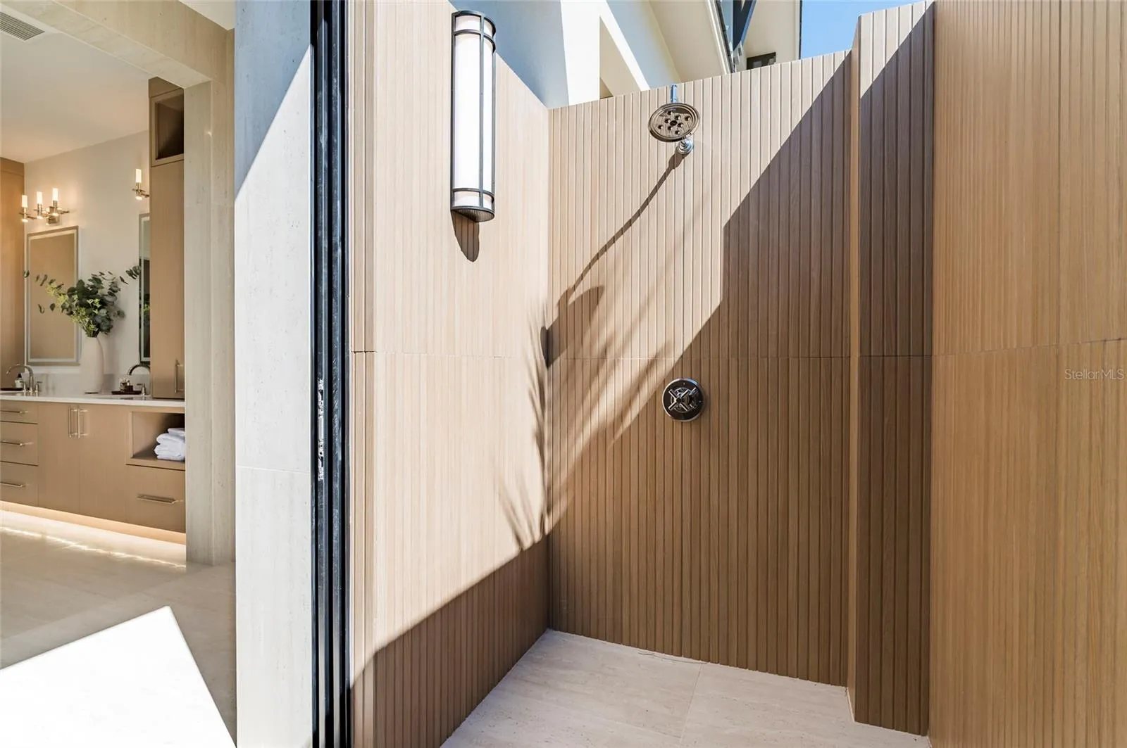 Private Outdoor shower off Master Bath