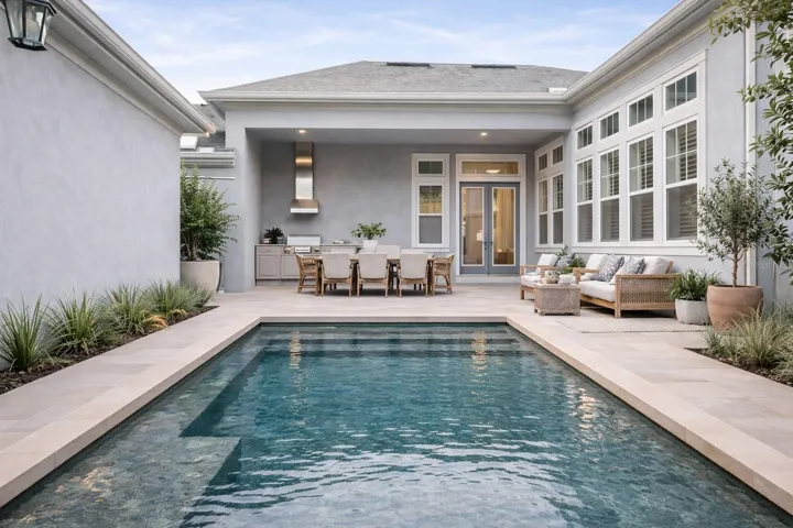 AI RENDITION OF POSSIBLE POOL CONCEPT/DESIGN