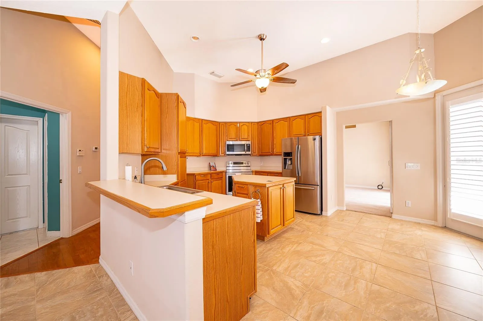Kitchen View from family room