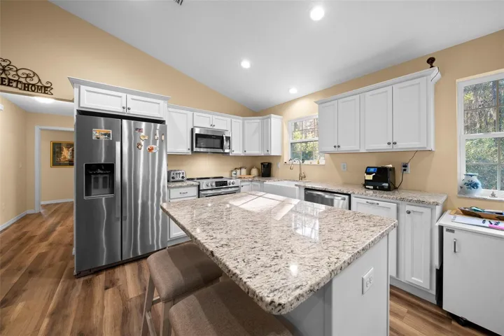 STAINLESS APPLIANCES IN GUEST HOUSE