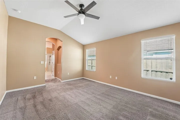 Primary bdrm, new ceiling fan