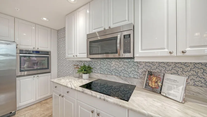 Kitchen with Stainless appliances