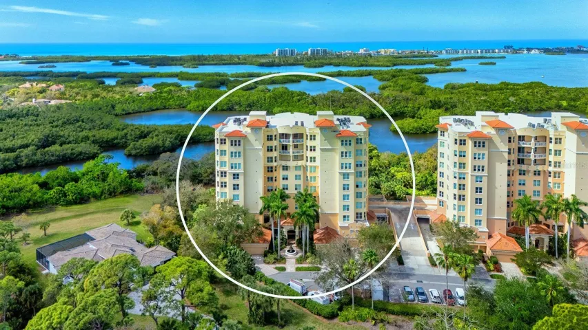 Aerial of Meridian 1 at The Oaks Preserve