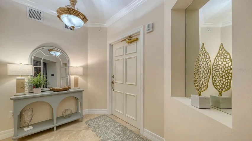 Private foyer to your residence