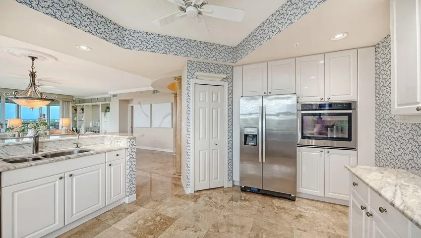 Kitchen with Stainless appliances