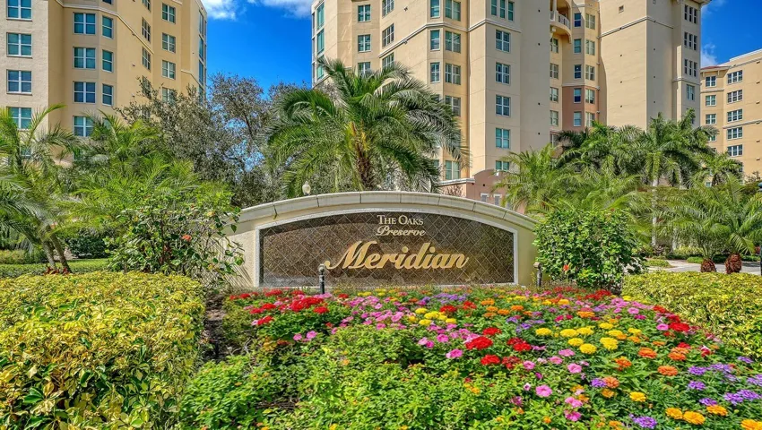 Entry to Meridian Condos