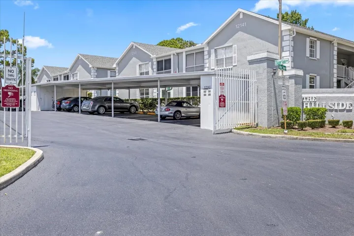 Entrance/ Exit of community/ front of building
